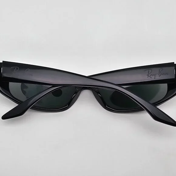 Ray-Ban B&L W1926 XYAO Black Frame G-15 Green Glass Lens Cat Eye Sunglasses 55mm Ray-Ban B&L W1926 XYAO Black Frame G-15 Green Glass Lens Cat  main image 2